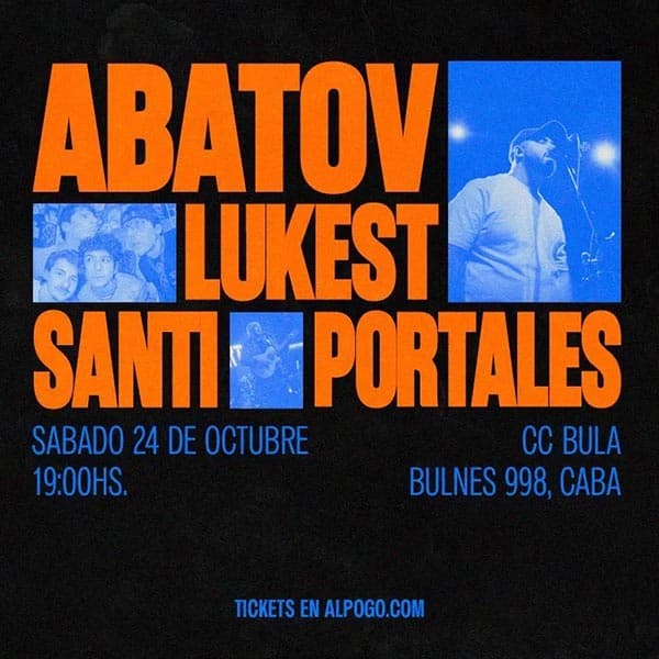 Flyer de Abatov, Lukest, Santi Portales