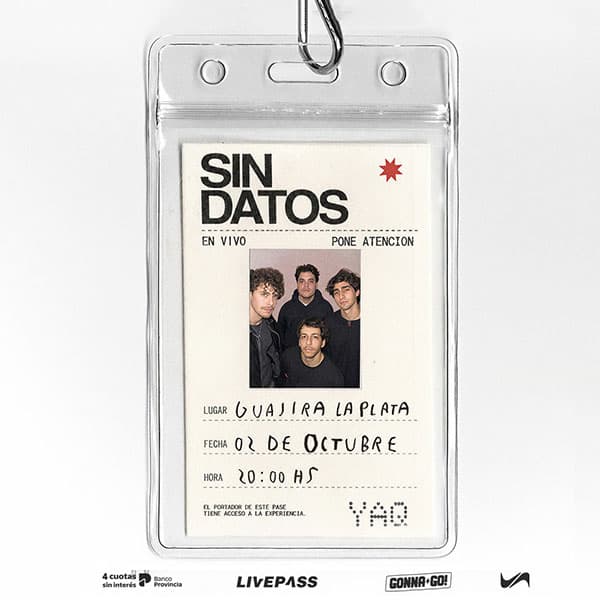 Flyer de Sin Datos