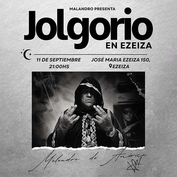 Flyer de Malandro