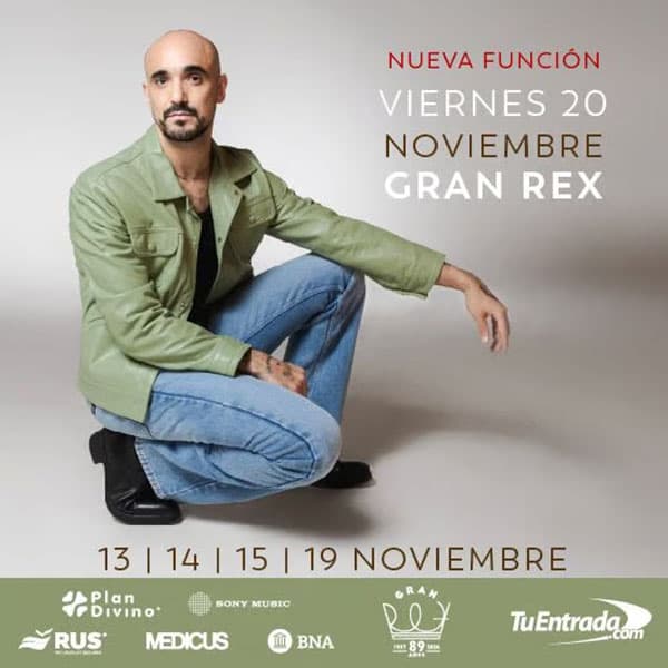 Flyer de Abel Pintos