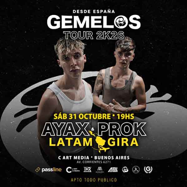 Flyer de Ayax y Prok
