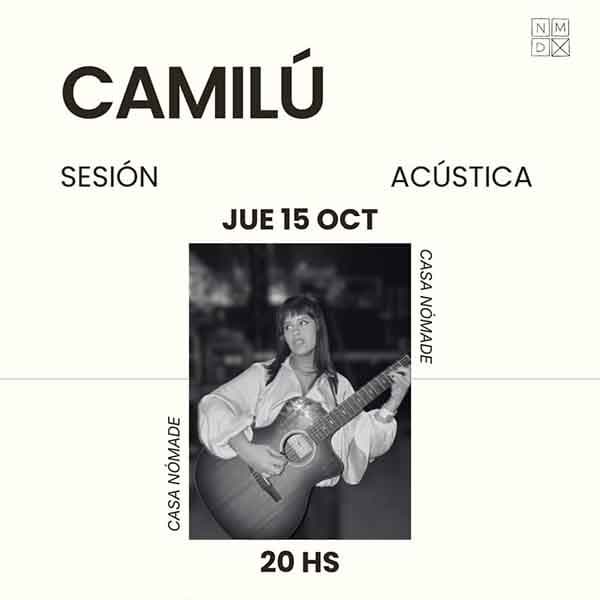 Flyer de Camilú