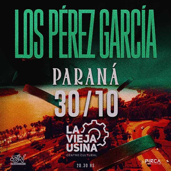 Flyer de Los Pérez García
