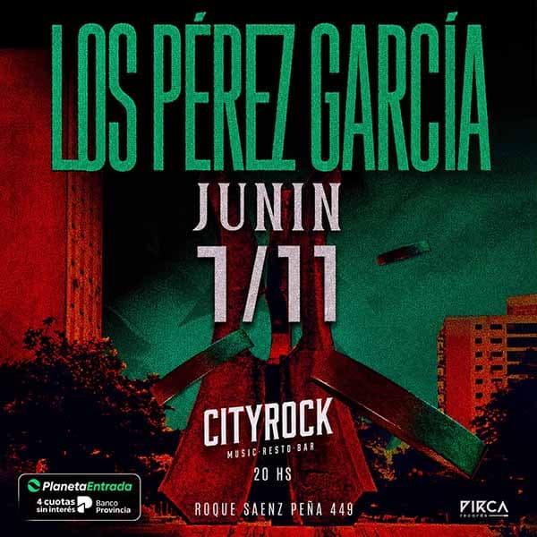 Flyer de Los Pérez García