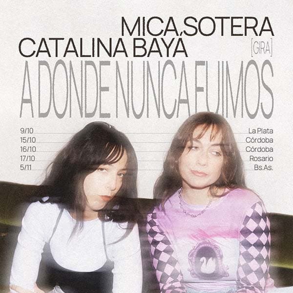 Flyer de Mica Sotera, Catalina Bayá