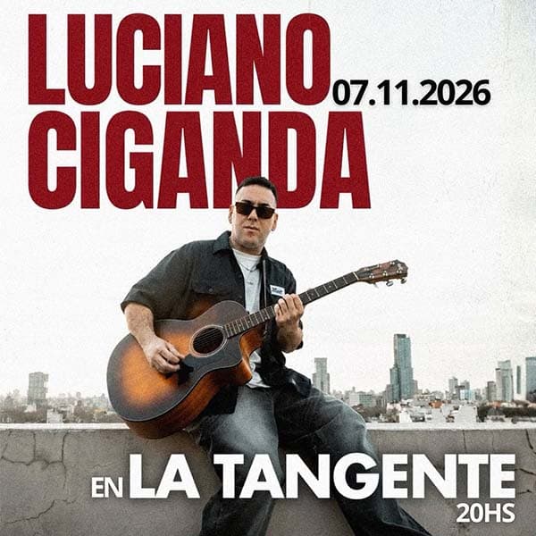 Flyer de Luciano Ciganda