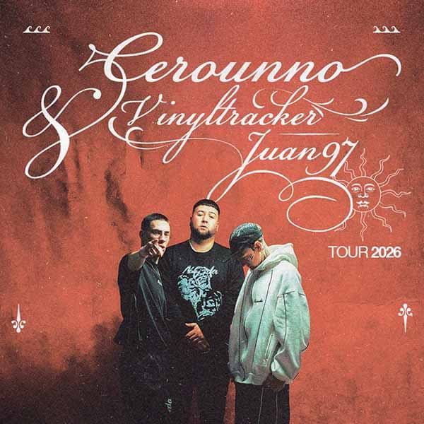 Flyer de Cerounno, Vinyltracker, Juan 97