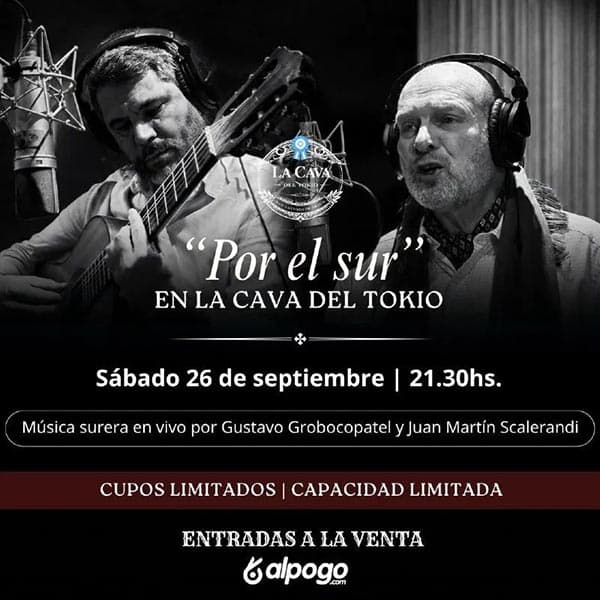Flyer de Por el Sur