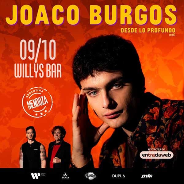 Flyer de Joaco Burgos