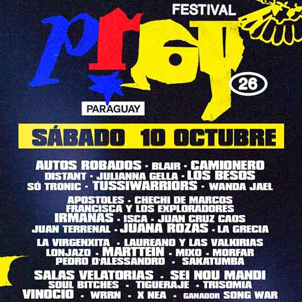 Flyer de Festival PRGY