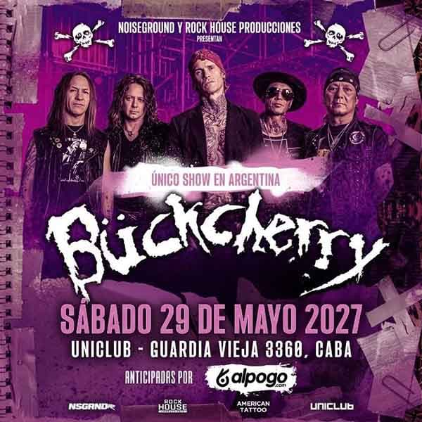 Flyer de Buckcherry