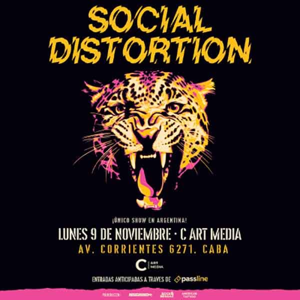 Flyer de Social Distortion