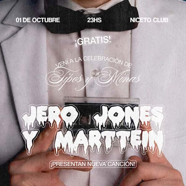 Flyer de Jero Jones, Marttein
