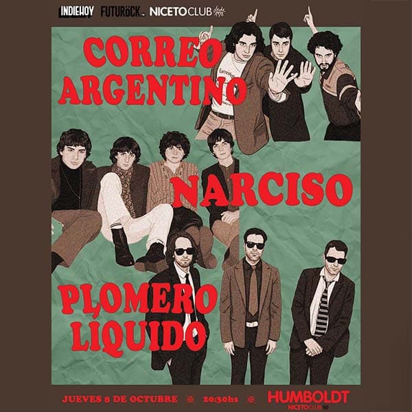 Flyer de Correo Argentino, Narciso, Plomero Líquido