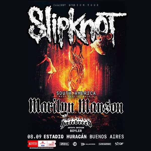 Flyer de Slipknot