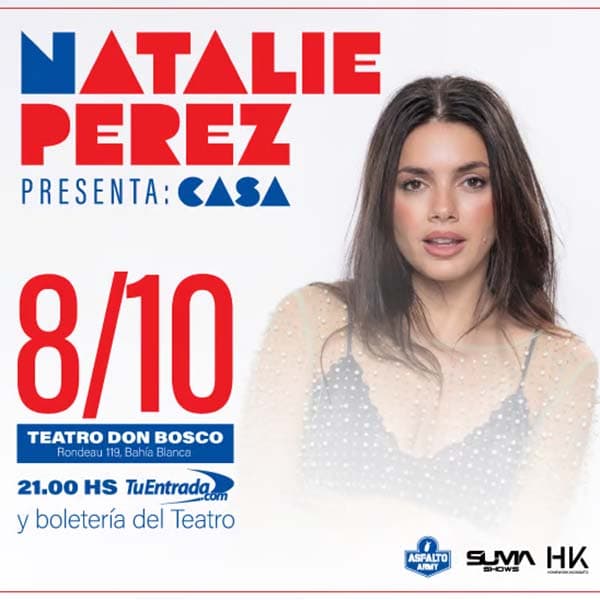 Flyer de Natalie Perez