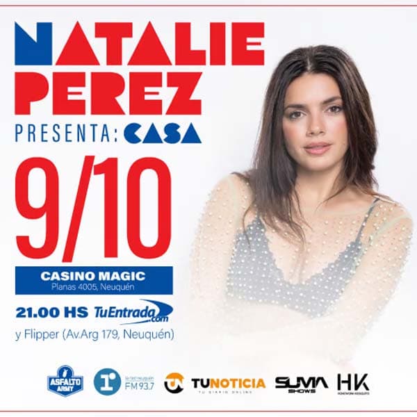 Flyer de Natalie Perez