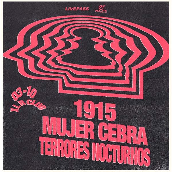 Flyer de 1915, Terrores Nocturnos, Mujer Cebra