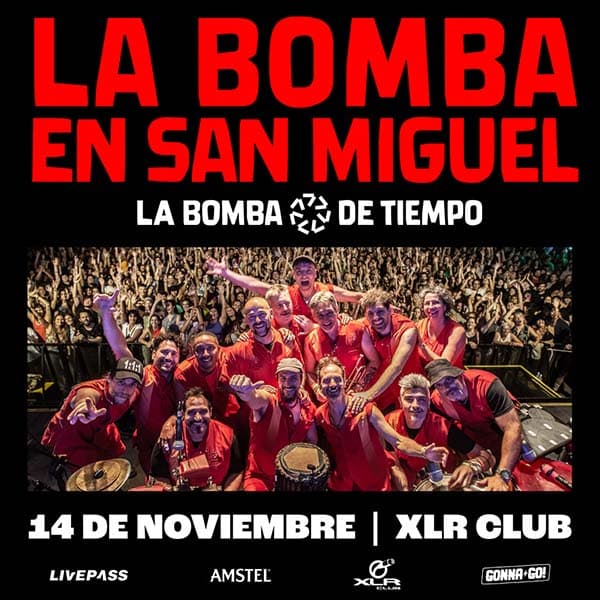 Flyer de La Bomba de Tiempo