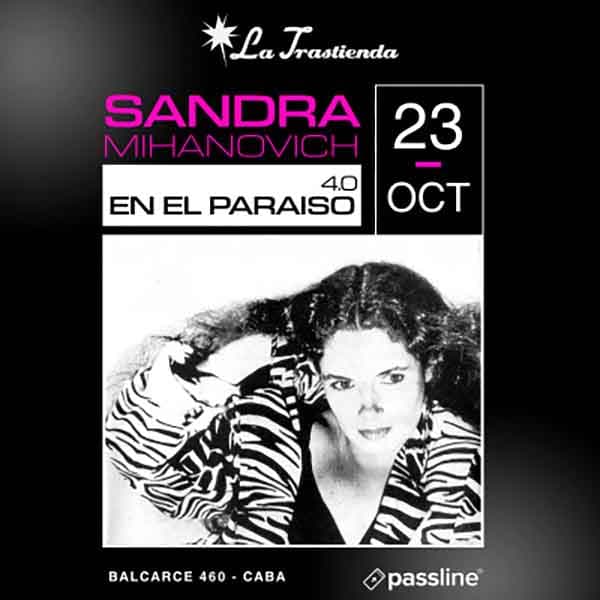 Flyer de Sandra Mihanovich