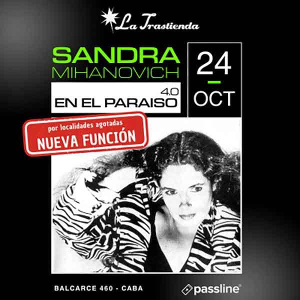 Flyer de Sandra Mihanovich