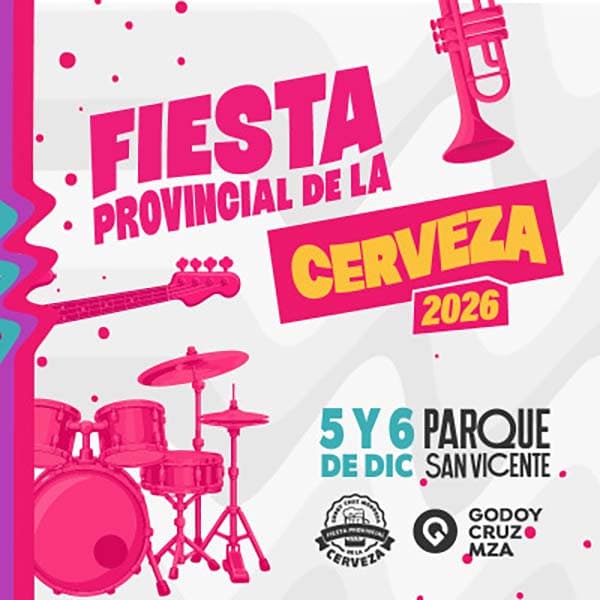 Flyer de Fiesta Provincial de la Cerveza