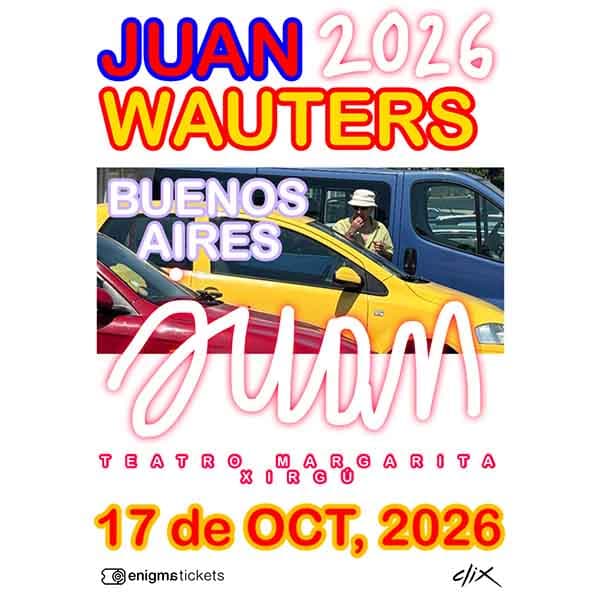 Flyer de Juan Wauters