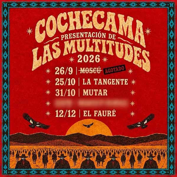 Flyer de Cochecama, Norman Rock Sureño