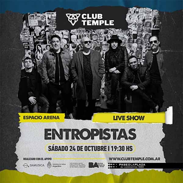 Flyer de Entropistas
