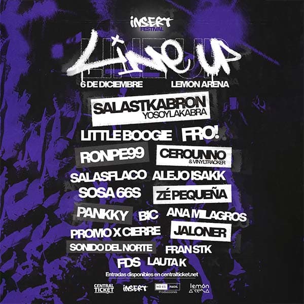 Flyer de Insert Festival