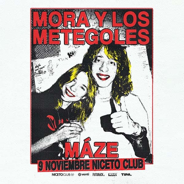 Flyer de Máze, Mora y los Metegoles