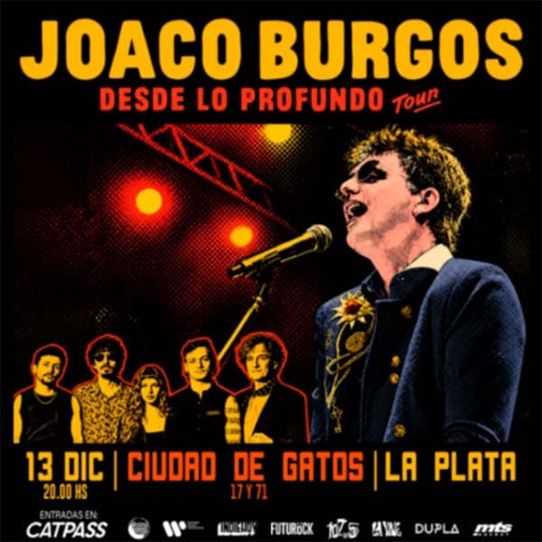 Flyer de Joaco Burgos