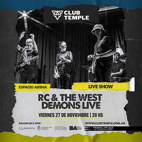 Flyer de RC & The West Demons