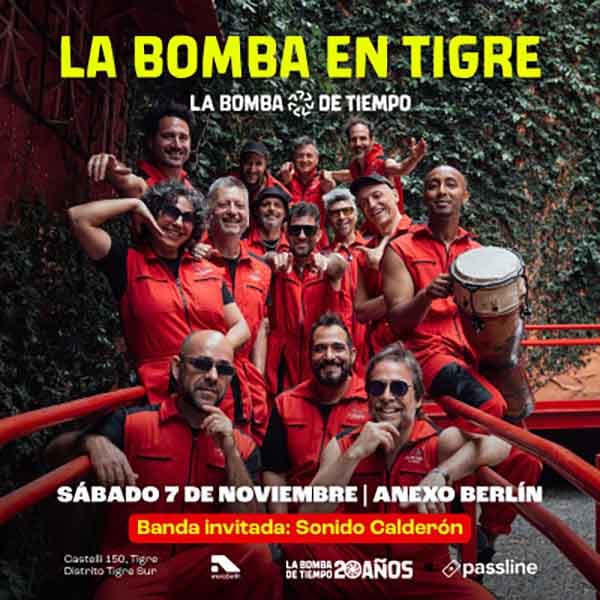 Flyer de La Bomba de Tiempo