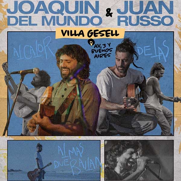 Flyer de Joaquín del Mundo, Juan Russo