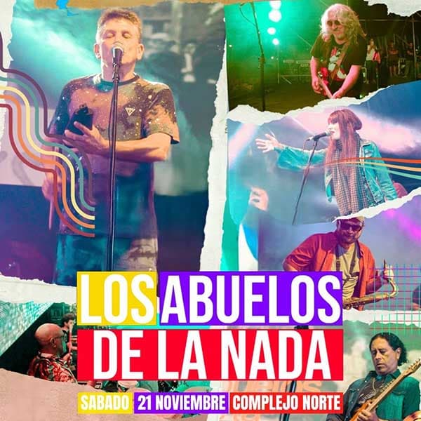 Flyer de Los Abuelos de la Nada