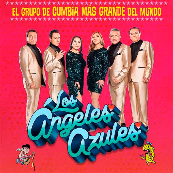 Flyer de Los Ángeles Azules