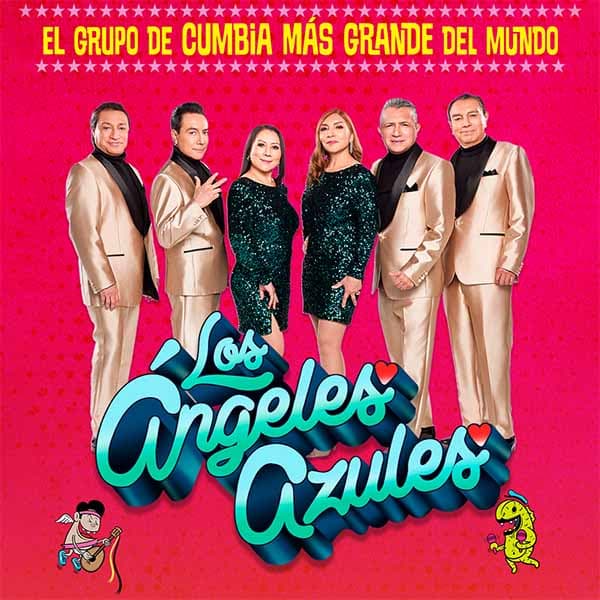 Flyer de Los Ángeles Azules