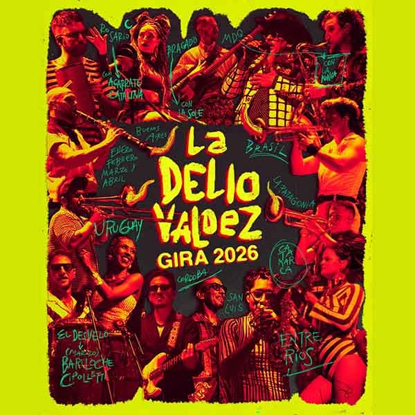 Flyer de La Delio Valdez