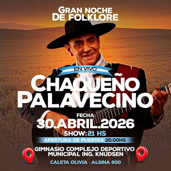 Flyer de Chaqueño Palavecino