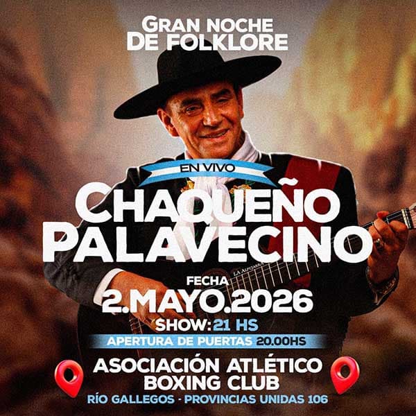 Flyer de Chaqueño Palavecino