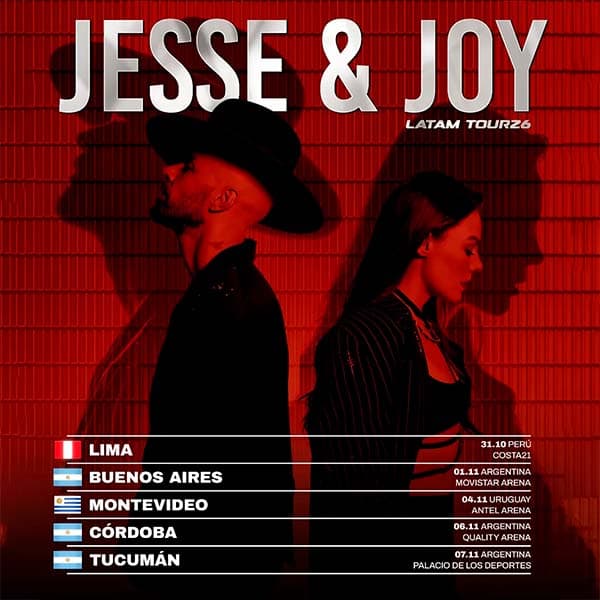 Flyer de Jesse & Joy