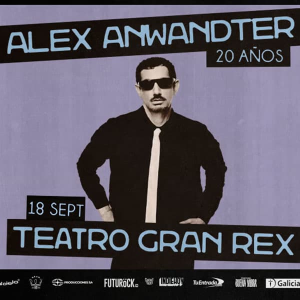 Flyer de Alex Anwandter