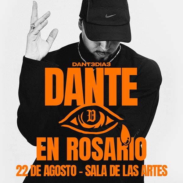 Flyer de Dante Spinetta