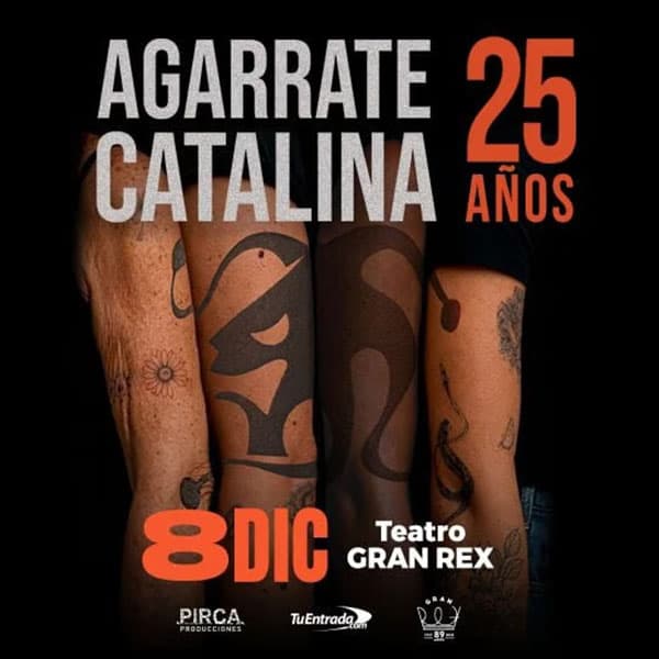 Flyer de Agarrate Catalina