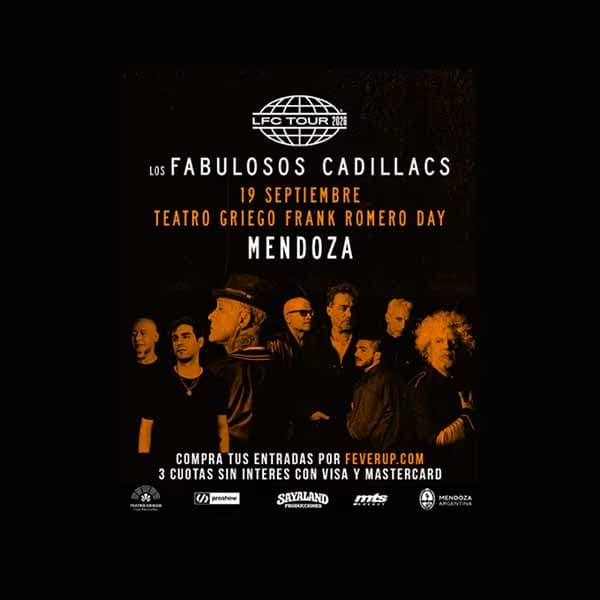Flyer de Los Fabulosos Cadillacs