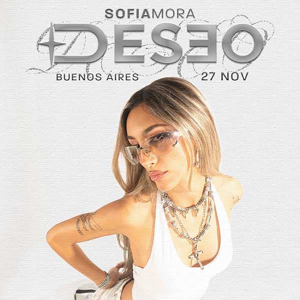 Flyer de Sofía Mora