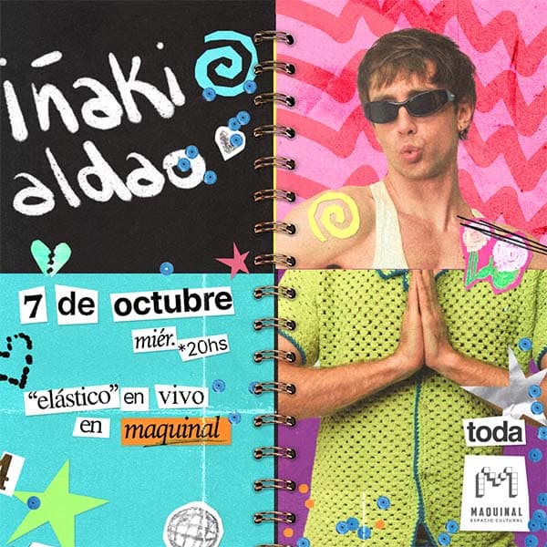 Flyer de Iñaki Aldao